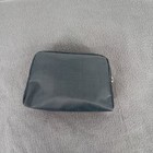 Tumi For Delta Gray Ballistic Nylon Travel Amenity Kit Pouch Organizer Zipped