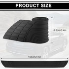 Car Rear Bumper Protector  42inch X3 4inch Car suv Universal Rubber Anti-scratch