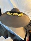 Vtg 1940s 1950s Millinery Estate Lot 4 Hats 5 Prs Opera Gloves - Display Stand