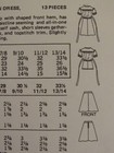 Amazing Vtg 70s Butterick 3842 Jr Teens Dress Or Top   Skirt Pattern 5 6 7 8 Uc