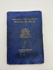 Vtg 1950s-1960s Greece Passports Lot Of 2 Expired Passports  211 