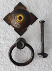 Singer Mfg Sewing  Co  Brass Drop Ring Drawer Pull Antique