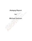Michael Jackson  King Of Pop Autopsy Report 54 Pages   8x10 Photo Picture