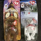 Ty Legends  International Beanie Babies Mcdonalds Happy Meal Toys 2000 Lot Of 7