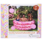 Inflatable Pool Multi-person 3 Ring Quick-release Drain Compact Storage New