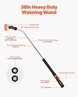 Garden Hose Watering Wand Heavy Duty 36 Inch 8 Spray Patterns   180   Swivel Head