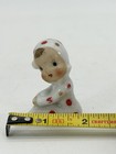 Vintage Pixie Elf Christmas Figurine Polka Dot Japan Pajama Elves Ceramic Rare
