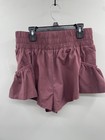 Nwt Fp Movement By Free People Get Your Flirt On Shorts Women s Small Burgundy