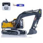 1 14 Rc Excavator Double0 Ec160e E E01 Full Alloy Metal Digger Model Light Servo