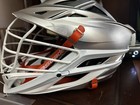 Cascade Xrs Pro Lacrosse Helmet - Platinum   Orange - Osfm