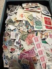 Lot Of 200 Off-paper Us   Foreign Stamps  Mostly Vintage - 1 2 Ounce Of Stamps