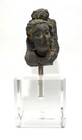 Gandhara Sculpted Head In Schist - 200 Ad - Gandharan Schist Bodhisattva Head