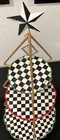 Mackenzie Childs Tall 3-tier 29 5  X 10  Small Star Tree Stand Removable Plates