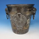 Argit Chauvet Freres Reims Champagne Bucket Ram Paris Silverplate Advertising