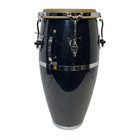 Latin Percussion Traditional Original Fiberglass Quinto - Black Holo Chrome