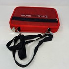 Pinfolio Show Black red Enamel Pin Display Bag  holds 100  Pins 