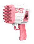 1pc 32-hole Rocket Bubble Gun - Electric Handheld Bubble Machine Toy - P  nk New