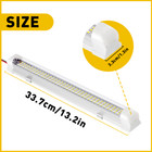 2x 108-led Kitchen Under Cabinet Closet Shelf Lighting Strip Bar Lights Lamp Kit