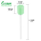 Disposable Oral Care Sponge Head Mouth Swab Tooth Cleaning Plum Shape Microbrush