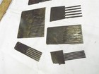 Lot Early Primitive Taylor Grain Painting Combs Painters Tools Furniture Tole
