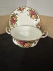 Royal Albert Old Country Roses  Soup Bowl  And Saucer