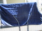 Horseware Of Ireland Rambo Rug Blue Quilted Stable Blanket 78  Medium Weight 200