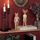 Distinguished Gold Fox Resin Figurine