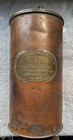 Antique Life Saving Lifeboat Distress Kit 1890 s Copper Flare Holder 12 x6 