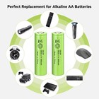 4 Pcs 2600mah Batteries 3 7v Rechargeable Li-ion Battery For Flashlight Torch