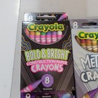 Lot Of 12 Packs Bundle Crayola Crayons Specialty Cosmic Classroom Art Color