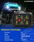 6 Gang Switch Panel Blue Back Lights For Can-am Polaris Rzr Utv Atv Accessories