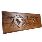 Scroll Leaves Wood Carving Pediment 18 39 Antique French Architectural Salvage