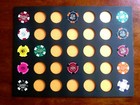 12x16 Poker Chip Frame Insert For 35 Casino harley Davidson Poker Chip Display