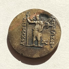 Rare Ancient Greek Tetradcham Bronze Athena Alexander Stater Coin Authentic