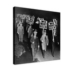 We Want Beer Photo Canvas Print  Vintage Photo Bar Decor  Black And White Photo