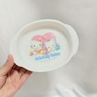 Sanrio Hello Kitty Babies Baby Plate Bowl Spoon Folk Set Rare Vintage Retro