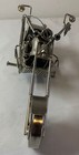 Handcrafted Metal Motorcycle Art Sculpture   13 Inches Long