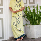 Handcraft Yellow Black Line Sarong Lungi