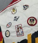 Vintage Team Germany Ice Hockey Jersey Comedic Embroidered Patch Size L xl