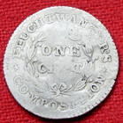 1837 Ny 1 Cent Ht-268  Feuchtwanger s   Free Usa Shipping