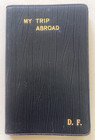 1928 Cunard Rms Tuscania Passenger Travel Diary Paris London Ocean Liner Journal