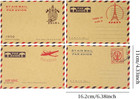 40pcs 11x16 2cm 4 33x6 38inch Airmail Vintage Kraft Paper Envelopes For Postcard
