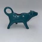 The Pioneer Woman Stoneware Teal Turquoise Blue Cow Creamer Ceramic Cottagecore