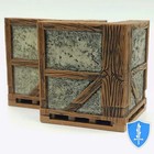 Plaster Inside Corner Wall X2 - Wizkids Warlock Tiles D d Dungeon 2  Tall