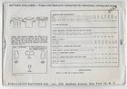Vintage 1945 Simplicity Sewing Pattern 1599 Misses  Peasant Blouse Top 12  B30