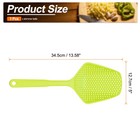 1 Pcs Plastic Skimmer Ladle With Handle Strainer Colander Ice Shovel  Green