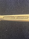Vintage Wallace Sterling Grand Baroque Tomato Server Serving Spoon 8 1 4 Inches