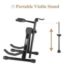      Eastar Est-006 Violin Stand Viola Stand   Bow Hook Holder Portable Adjustable
