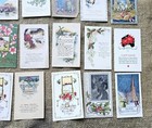 25 Vintage Antique Christmas Postcards