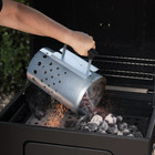 Expert Grill Chimney Starter With Safety Handle For Grilling  Silver  Easy Grill